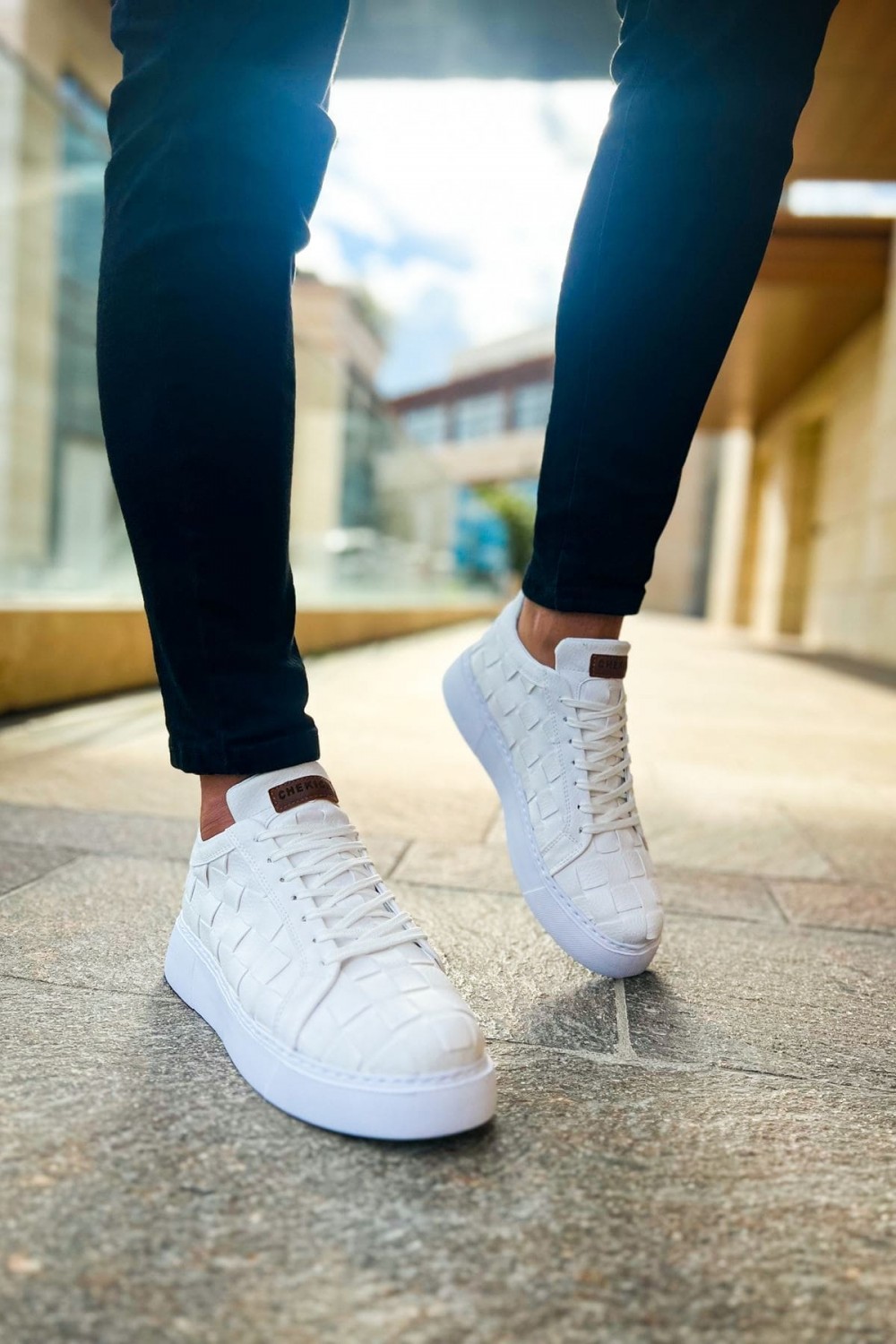 CH209 Vimini Erkek Günlük Bağcıklı Cilt Spor Sneaker Ayakkabı CBT - Beyaz Erkek Ayakkabı CH209 Vimini Erkek Günlük Bağcıklı Cilt Spor Sneaker Ayakkabı CBT - Beyaz – Chekich Erkek Ayakkabı