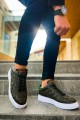 CH209 Vimini Erkek Günlük Bağcıklı Cilt Spor Sneaker Ayakkabı CBT - Haki Erkek Ayakkabı CH209 Vimini Erkek Günlük Bağcıklı Cilt Spor Sneaker Ayakkabı CBT - Haki – Chekich Erkek Ayakkabı