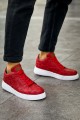 CH209 Vimini Erkek Günlük Bağcıklı Cilt Spor Sneaker Ayakkabı CBT - Kırmızı Erkek Ayakkabı CH209 Vimini Erkek Günlük Bağcıklı Cilt Spor Sneaker Ayakkabı CBT - Kırmızı – Chekich Erkek Ayakkabı