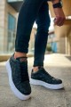CH209 Vimini Erkek Günlük Bağcıklı Cilt Spor Sneaker Ayakkabı CBT - Siyah Erkek Ayakkabı CH209 Vimini Erkek Günlük Bağcıklı Cilt Spor Sneaker Ayakkabı CBT - Siyah – Chekich Erkek Ayakkabı