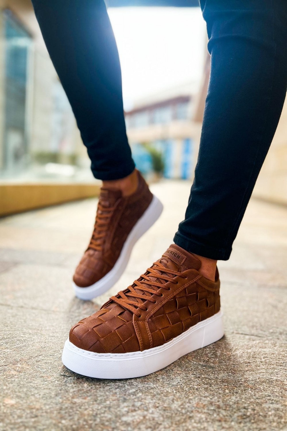 CH209 Vimini Erkek Günlük Bağcıklı Cilt Spor Sneaker Ayakkabı CBT - Taba Erkek Ayakkabı CH209 Vimini Erkek Günlük Bağcıklı Cilt Spor Sneaker Ayakkabı CBT - Taba – Chekich Erkek Ayakkabı