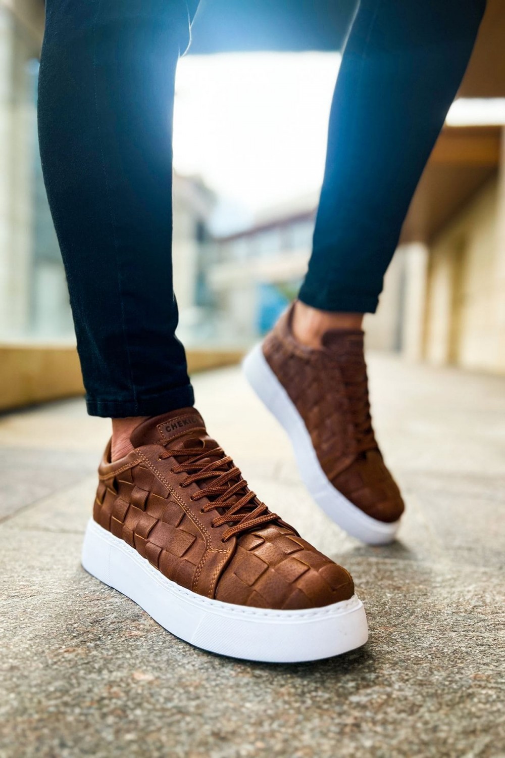 CH209 Vimini Erkek Günlük Bağcıklı Cilt Spor Sneaker Ayakkabı CBT - Taba Erkek Ayakkabı CH209 Vimini Erkek Günlük Bağcıklı Cilt Spor Sneaker Ayakkabı CBT - Taba – Chekich Erkek Ayakkabı