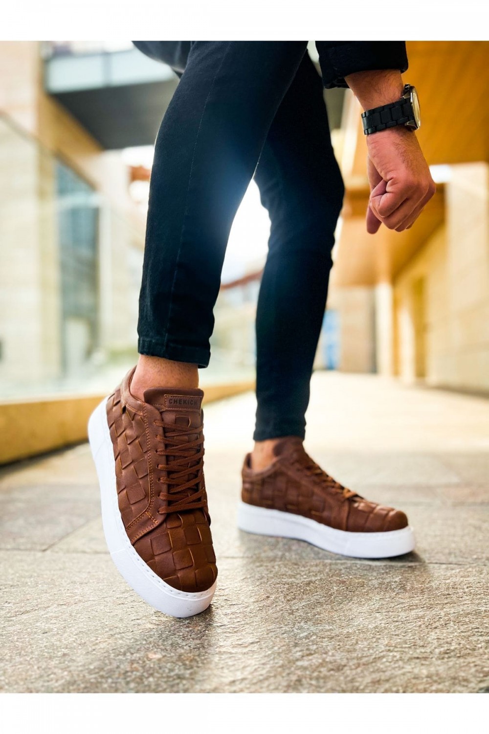 CH209 Vimini Erkek Günlük Bağcıklı Cilt Spor Sneaker Ayakkabı CBT - Taba Erkek Ayakkabı CH209 Vimini Erkek Günlük Bağcıklı Cilt Spor Sneaker Ayakkabı CBT - Taba – Chekich Erkek Ayakkabı