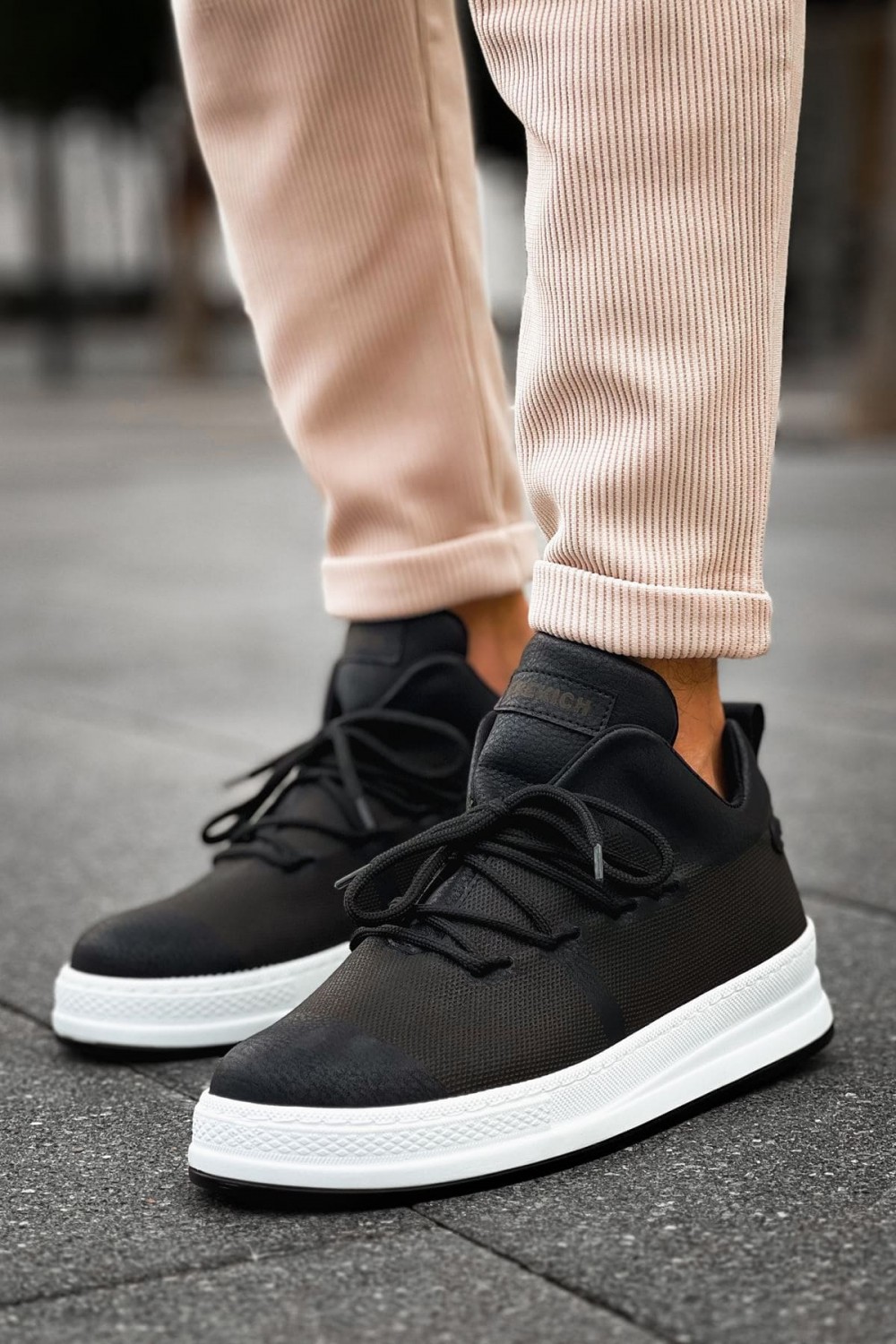 CH219 Laser Erkek Günlük Bağcıklı Cilt Spor Sneaker Ayakkabı CBT - Siyah Erkek Ayakkabı CH219 Laser Erkek Günlük Bağcıklı Cilt Spor Sneaker Ayakkabı CBT - Siyah – Chekich Erkek Ayakkabı