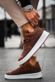 CH219 Laser Erkek Günlük Bağcıklı Cilt Spor Sneaker Ayakkabı CBT - Taba – Chekich Erkek Ayakkabı