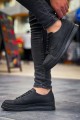 CH2401 Laiva Erkek Günlük Bağcıklı Cilt Spor Sneaker Ayakkabı CST - Siyah – Chekich Erkek Ayakkabı