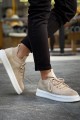 CH2408 Fusion Erkek Günlük Bağcıklı Triko Spor Sneaker Ayakkabı TBT - Bej – Chekich Erkek Ayakkabı