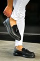 CH2427 Loafer - Xx Erkek Günlük Bağcıksız Corcik Cilt Süet Klasik Ayakkabı CSST - Siyah Erkek Ayakkabı CH2427 Loafer - Xx Erkek Günlük Bağcıksız Corcik Cilt Süet Klasik Ayakkabı CSST - Siyah – Chekich Erkek Ayakkabı