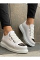 CH251 Mirror Erkek Günlük Lastikli Cilt Spor Sneaker Ayakkabı CBT - Beyaz Erkek Ayakkabı CH251 Mirror Erkek Günlük Lastikli Cilt Spor Sneaker Ayakkabı CBT - Beyaz – Chekich Erkek Ayakkabı