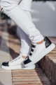 CH251 Mirror Erkek Günlük Lastikli Cilt Spor Sneaker Ayakkabı CBT - Beyaz/Siyah Erkek Ayakkabı CH251 Mirror Erkek Günlük Lastikli Cilt Spor Sneaker Ayakkabı CBT - Beyaz/Siyah – Chekich Erkek Ayakkabı