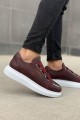 CH251 Mirror Erkek Günlük Lastikli Cilt Spor Sneaker Ayakkabı CBT - Bordo Erkek Ayakkabı CH251 Mirror Erkek Günlük Lastikli Cilt Spor Sneaker Ayakkabı CBT - Bordo – Chekich Erkek Ayakkabı