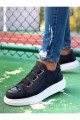 CH251 Mirror Erkek Günlük Lastikli Cilt Spor Sneaker Ayakkabı CBT - Siyah Erkek Ayakkabı CH251 Mirror Erkek Günlük Lastikli Cilt Spor Sneaker Ayakkabı CBT - Siyah – Chekich Erkek Ayakkabı