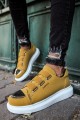 CH251 Mirror Erkek Günlük Lastikli Süet Spor Sneaker Ayakkabı SBT - Sarı – Chekich Erkek Ayakkabı