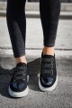 CH251 Mirror Erkek Günlük Lastikli Süet Spor Sneaker Ayakkabı SBT - Siyah Erkek Ayakkabı CH251 Mirror Erkek Günlük Lastikli Süet Spor Sneaker Ayakkabı SBT - Siyah – Chekich Erkek Ayakkabı