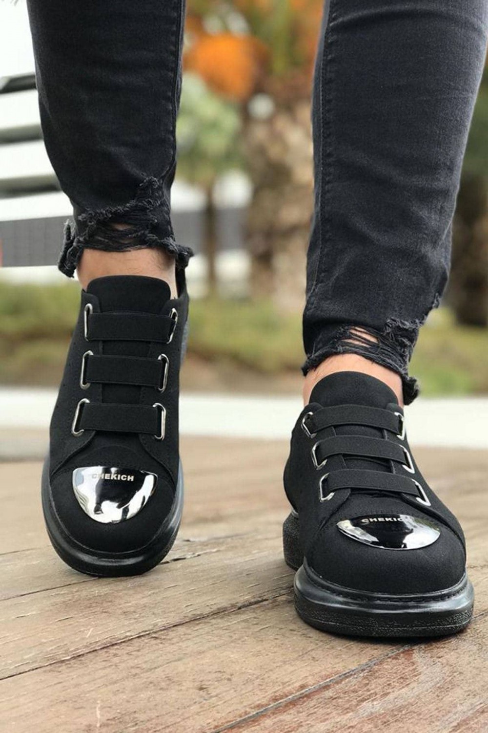 CH251 Mirror Erkek Günlük Lastikli Süet Spor Sneaker Ayakkabı SST - Siyah Erkek Ayakkabı CH251 Mirror Erkek Günlük Lastikli Süet Spor Sneaker Ayakkabı SST - Siyah – Chekich Erkek Ayakkabı