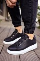 CH253 Mirror Non Erkek Günlük Lastikli Cilt Spor Sneaker Ayakkabı CBT - Siyah Erkek Ayakkabı CH253 Mirror Non Erkek Günlük Lastikli Cilt Spor Sneaker Ayakkabı CBT - Siyah – Chekich Erkek Ayakkabı