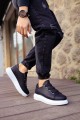CH253 Mirror Non Erkek Günlük Lastikli Cilt Spor Sneaker Ayakkabı CBT - Siyah Erkek Ayakkabı CH253 Mirror Non Erkek Günlük Lastikli Cilt Spor Sneaker Ayakkabı CBT - Siyah – Chekich Erkek Ayakkabı