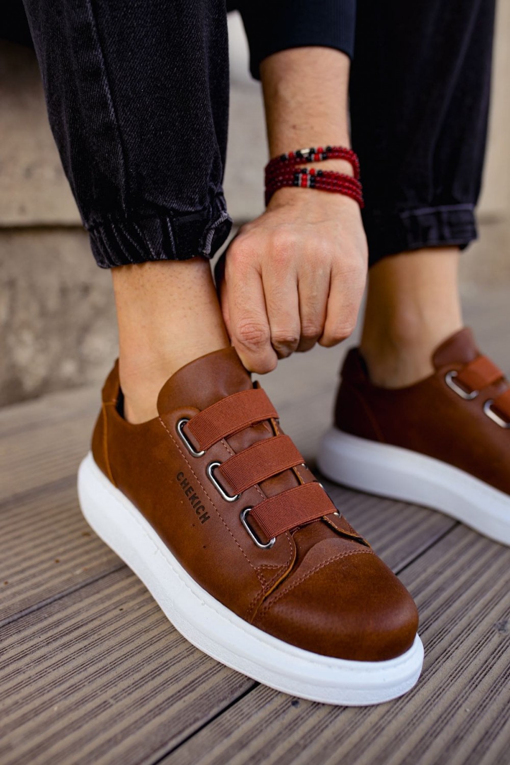 CH253 Mirror Non Erkek Günlük Lastikli Cilt Spor Sneaker Ayakkabı CBT - Taba Erkek Ayakkabı CH253 Mirror Non Erkek Günlük Lastikli Cilt Spor Sneaker Ayakkabı CBT - Taba – Chekich Erkek Ayakkabı