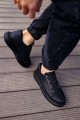 CH253 Mirror Non Erkek Günlük Lastikli Cilt Spor Sneaker Ayakkabı CST - Siyah Erkek Ayakkabı CH253 Mirror Non Erkek Günlük Lastikli Cilt Spor Sneaker Ayakkabı CST - Siyah – Chekich Erkek Ayakkabı