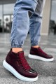 CH267 Roma Mirror Erkek Spor Günlük Bağcıklı Cilt Bot CBT - Bordo Erkek Ayakkabı CH267 Roma Mirror Erkek Spor Günlük Bağcıklı Cilt Bot CBT - Bordo – Chekich Erkek Ayakkabı