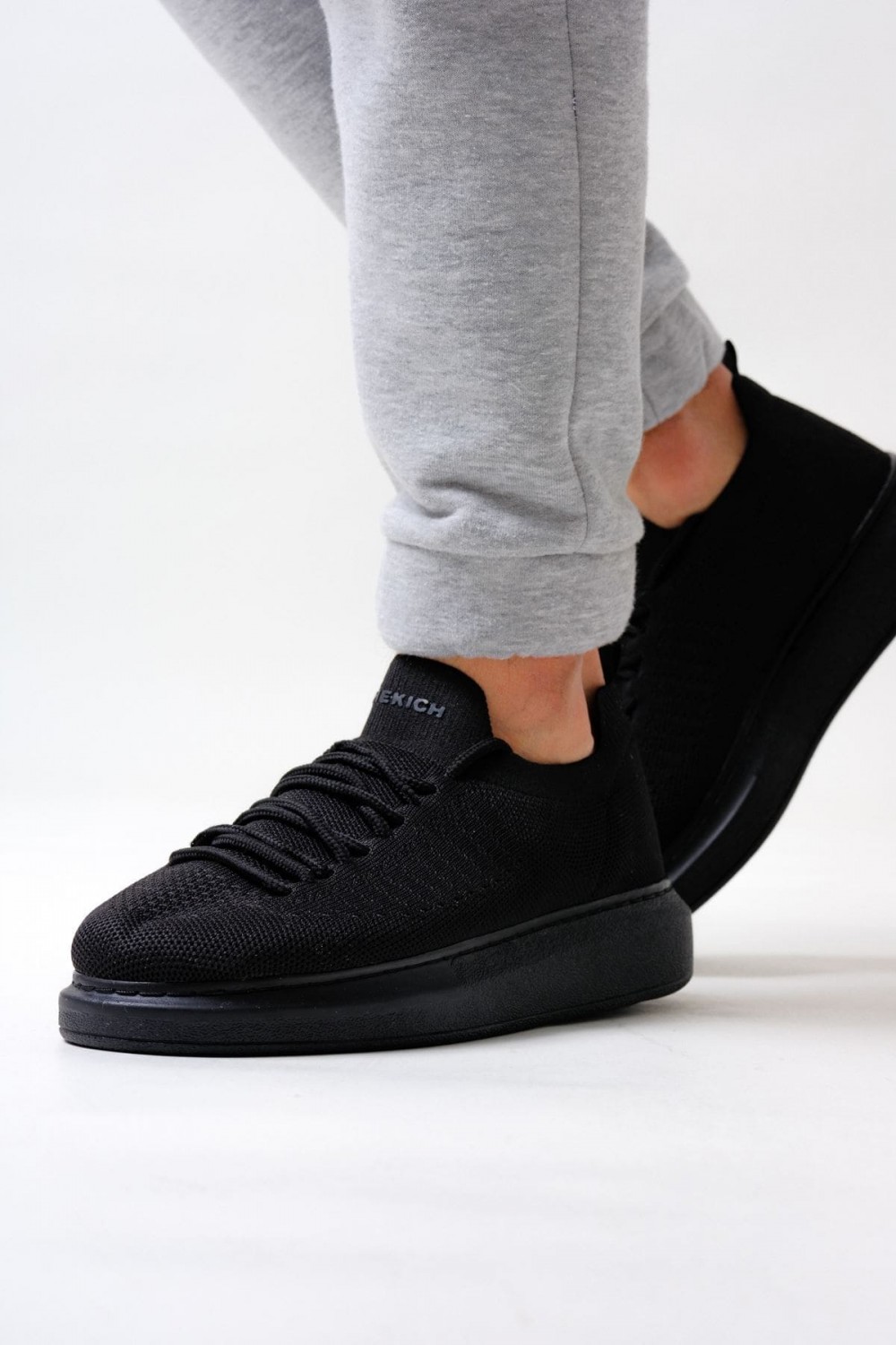 CH307 Tricot Erkek Günlük Bağcıklı Triko Spor Sneaker Ayakkabı TST - Siyah Erkek Ayakkabı CH307 Tricot Erkek Günlük Bağcıklı Triko Spor Sneaker Ayakkabı TST - Siyah – Chekich Erkek Ayakkabı