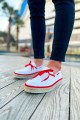 CH311 Espadril Erkek Günlük Bağcıklı Hasır Taban Triko Klasik Ayakkabı THT - Beyaz/Kırmızı Erkek Ayakkabı CH311 Espadril Erkek Günlük Bağcıklı Hasır Taban Triko Klasik Ayakkabı THT - Beyaz/Kırmızı – Chekich Erkek Ayakkabı