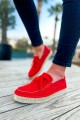 CH311 Espadril Erkek Günlük Bağcıklı Hasır Taban Triko Klasik Ayakkabı THT - Kırmızı Erkek Ayakkabı CH311 Espadril Erkek Günlük Bağcıklı Hasır Taban Triko Klasik Ayakkabı THT - Kırmızı – Chekich Erkek Ayakkabı