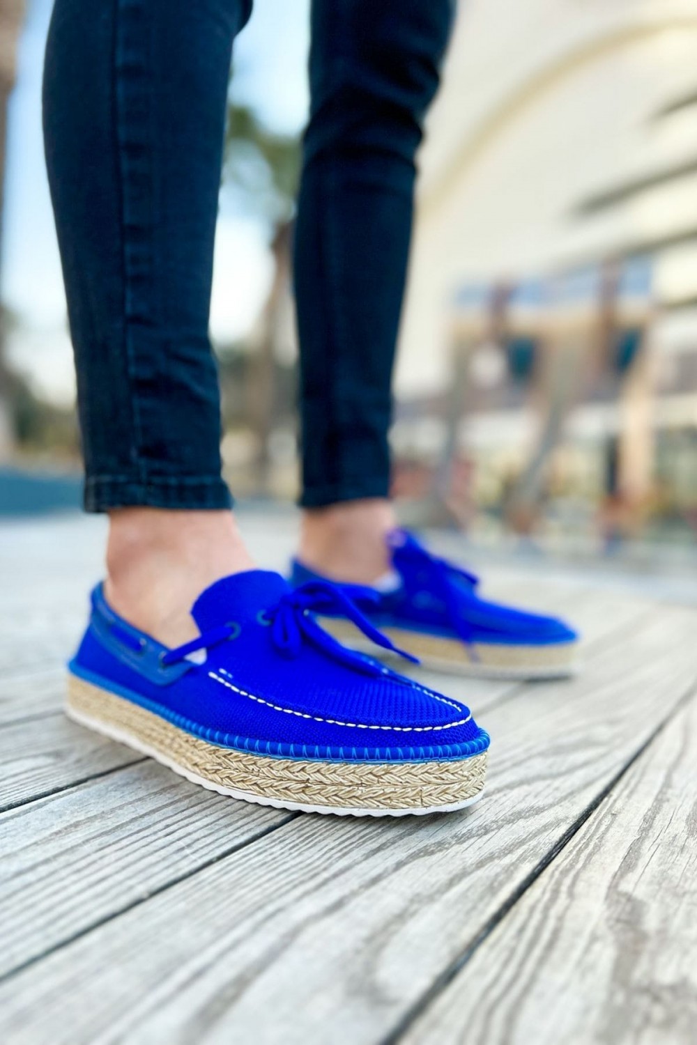 CH311 Espadril Erkek Günlük Bağcıklı Hasır Taban Triko Klasik Ayakkabı THT - Mavi Erkek Ayakkabı CH311 Espadril Erkek Günlük Bağcıklı Hasır Taban Triko Klasik Ayakkabı THT - Mavi – Chekich Erkek Ayakkabı