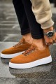 CH319 Stamina Erkek Günlük Bağcıklı Süet Spor Sneaker Ayakkabı SBT - Taba – Chekich Erkek Ayakkabı