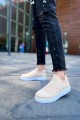 CH411 Craig Erkek Günlük Bağcıksız Triko Spor Sneaker Ayakkabı TBT - Bej – Chekich Erkek Ayakkabı