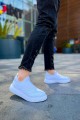 CH411 Craig Erkek Günlük Bağcıksız Triko Spor Sneaker Ayakkabı TBT - Beyaz Erkek Ayakkabı CH411 Craig Erkek Günlük Bağcıksız Triko Spor Sneaker Ayakkabı TBT - Beyaz – Chekich Erkek Ayakkabı