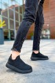 CH411 Craig Erkek Günlük Bağcıksız Triko Spor Sneaker Ayakkabı TST - Siyah – Chekich Erkek Ayakkabı