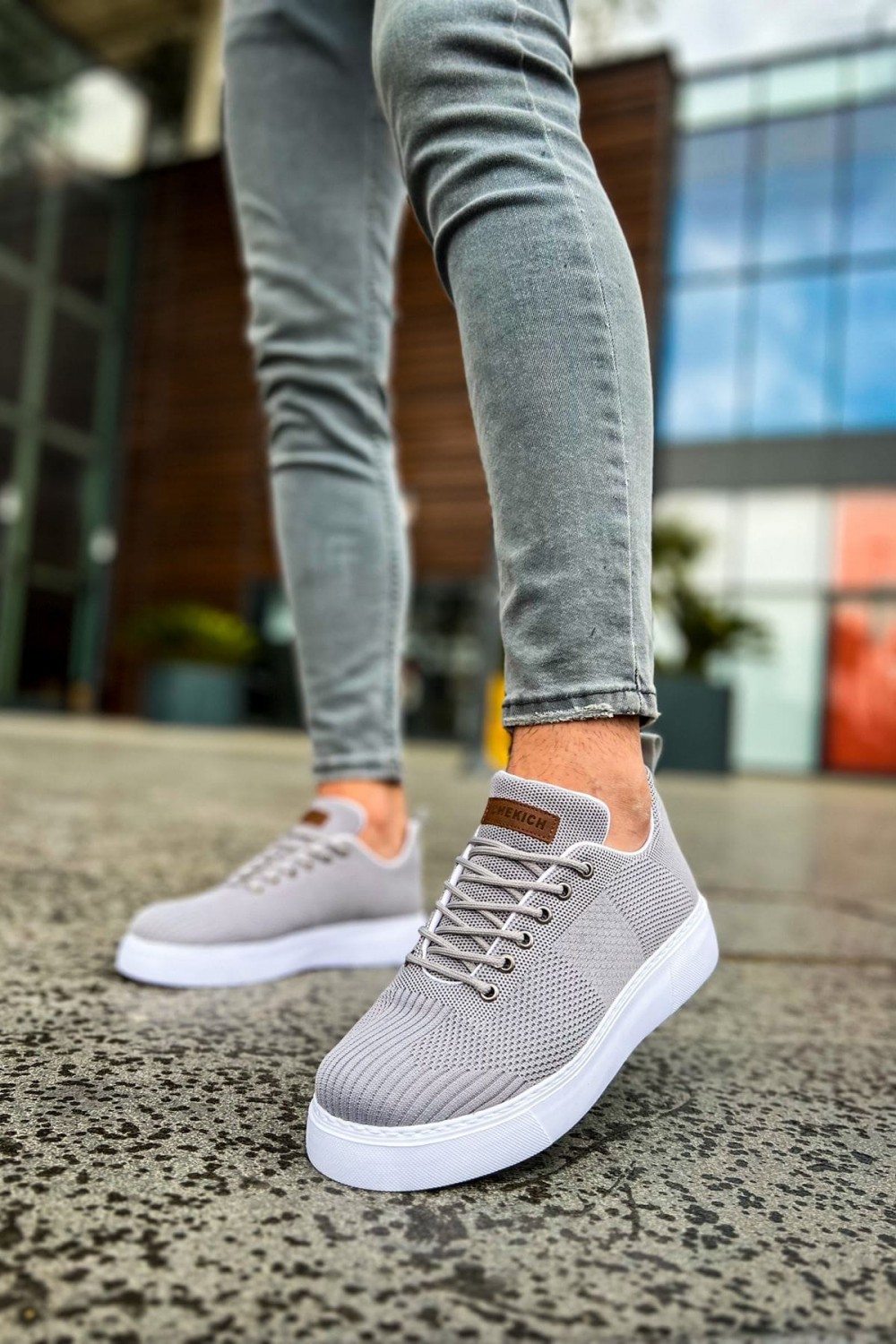 CH413 Crew Erkek Günlük Bağcıklı Triko Spor Sneaker Ayakkabı TBT - Antrasit Erkek Ayakkabı CH413 Crew Erkek Günlük Bağcıklı Triko Spor Sneaker Ayakkabı TBT - Antrasit – Chekich Erkek Ayakkabı