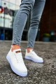 CH413 Crew Erkek Günlük Bağcıklı Triko Spor Sneaker Ayakkabı TBT - Beyaz – Chekich Erkek Ayakkabı