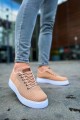 CH413 Crew Erkek Günlük Bağcıklı Triko Spor Sneaker Ayakkabı TBT - Taba – Chekich Erkek Ayakkabı
