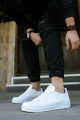 CH977 Tennis Erkek Günlük Bağcıklı Cilt Spor Sneaker Ayakkabı CBT - Beyaz – Chekich Erkek Ayakkabı