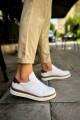 CH979 Santoni Erkek Günlük Bağcıklı Cilt Spor Sneaker Ayakkabı CBT - Beyaz/Taba Erkek Ayakkabı CH979 Santoni Erkek Günlük Bağcıklı Cilt Spor Sneaker Ayakkabı CBT - Beyaz/Taba – Chekich Erkek Ayakkabı