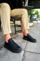 CH979 Santoni Erkek Günlük Bağcıklı Cilt Spor Sneaker Ayakkabı CST - Siyah Erkek Ayakkabı CH979 Santoni Erkek Günlük Bağcıklı Cilt Spor Sneaker Ayakkabı CST - Siyah – Chekich Erkek Ayakkabı