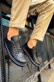 CH979 Santoni Erkek Günlük Bağcıklı Cilt Spor Sneaker Ayakkabı CST - Siyah Erkek Ayakkabı CH979 Santoni Erkek Günlük Bağcıklı Cilt Spor Sneaker Ayakkabı CST - Siyah – Chekich Erkek Ayakkabı