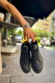 CH979 Santoni Erkek Günlük Bağcıklı Cilt Spor Sneaker Ayakkabı CST - Siyah Erkek Ayakkabı CH979 Santoni Erkek Günlük Bağcıklı Cilt Spor Sneaker Ayakkabı CST - Siyah – Chekich Erkek Ayakkabı