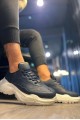 KN-N75 Erkek Günlük Bağcıklı Cilt Spor Sneaker Ayakkabı CBT - Lacivert – Knack Erkek Ayakkabı