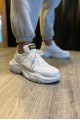 KN-N75 Erkek Günlük Bağcıklı Kapitone Desenli Cilt Spor Sneaker Ayakkabı CBT - Beyaz Erkek Ayakkabı KN-N75 Erkek Günlük Bağcıklı Kapitone Desenli Cilt Spor Sneaker Ayakkabı CBT - Beyaz – Knack Erkek Ayakkabı