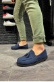 KN007 Erkek Günlük Bağcıksız Loafer Corcik Süet Klasik Ayakkabı SST - Mavi Erkek Ayakkabı KN007 Erkek Günlük Bağcıksız Loafer Corcik Süet Klasik Ayakkabı SST - Mavi – Knack Erkek Ayakkabı