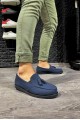 KN007 Erkek Günlük Bağcıksız Loafer Corcik Süet Klasik Ayakkabı SST - Mavi Erkek Ayakkabı KN007 Erkek Günlük Bağcıksız Loafer Corcik Süet Klasik Ayakkabı SST - Mavi – Knack Erkek Ayakkabı