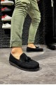 KN007 Erkek Günlük Bağcıksız Loafer Corcik Süet Klasik Ayakkabı SST - Siyah Erkek Ayakkabı KN007 Erkek Günlük Bağcıksız Loafer Corcik Süet Klasik Ayakkabı SST - Siyah – Knack Erkek Ayakkabı