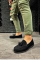 KN007 Erkek Günlük Bağcıksız Loafer Corcik Süet Klasik Ayakkabı SST - Siyah Erkek Ayakkabı KN007 Erkek Günlük Bağcıksız Loafer Corcik Süet Klasik Ayakkabı SST - Siyah – Knack Erkek Ayakkabı