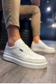 KN013 Erkek Günlük Bağcıklı Cilt Spor Sneaker Ayakkabı CBT - Beyaz Erkek Ayakkabı KN013 Erkek Günlük Bağcıklı Cilt Spor Sneaker Ayakkabı CBT - Beyaz – Knack Erkek Ayakkabı