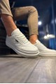 KN013 Erkek Günlük Bağcıklı Cilt Spor Sneaker Ayakkabı CBT - Beyaz Erkek Ayakkabı KN013 Erkek Günlük Bağcıklı Cilt Spor Sneaker Ayakkabı CBT - Beyaz – Knack Erkek Ayakkabı