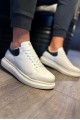 KN043 Erkek Günlük Bağcıklı Cilt Spor Sneaker Ayakkabı CBT - Beyaz/Siyah Erkek Ayakkabı KN043 Erkek Günlük Bağcıklı Cilt Spor Sneaker Ayakkabı CBT - Beyaz/Siyah – Knack Erkek Ayakkabı