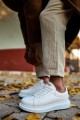 KN044 Erkek Günlük Bağcıklı Cilt Spor Sneaker Ayakkabı CBT - Beyaz Erkek Ayakkabı KN044 Erkek Günlük Bağcıklı Cilt Spor Sneaker Ayakkabı CBT - Beyaz – Knack Erkek Ayakkabı